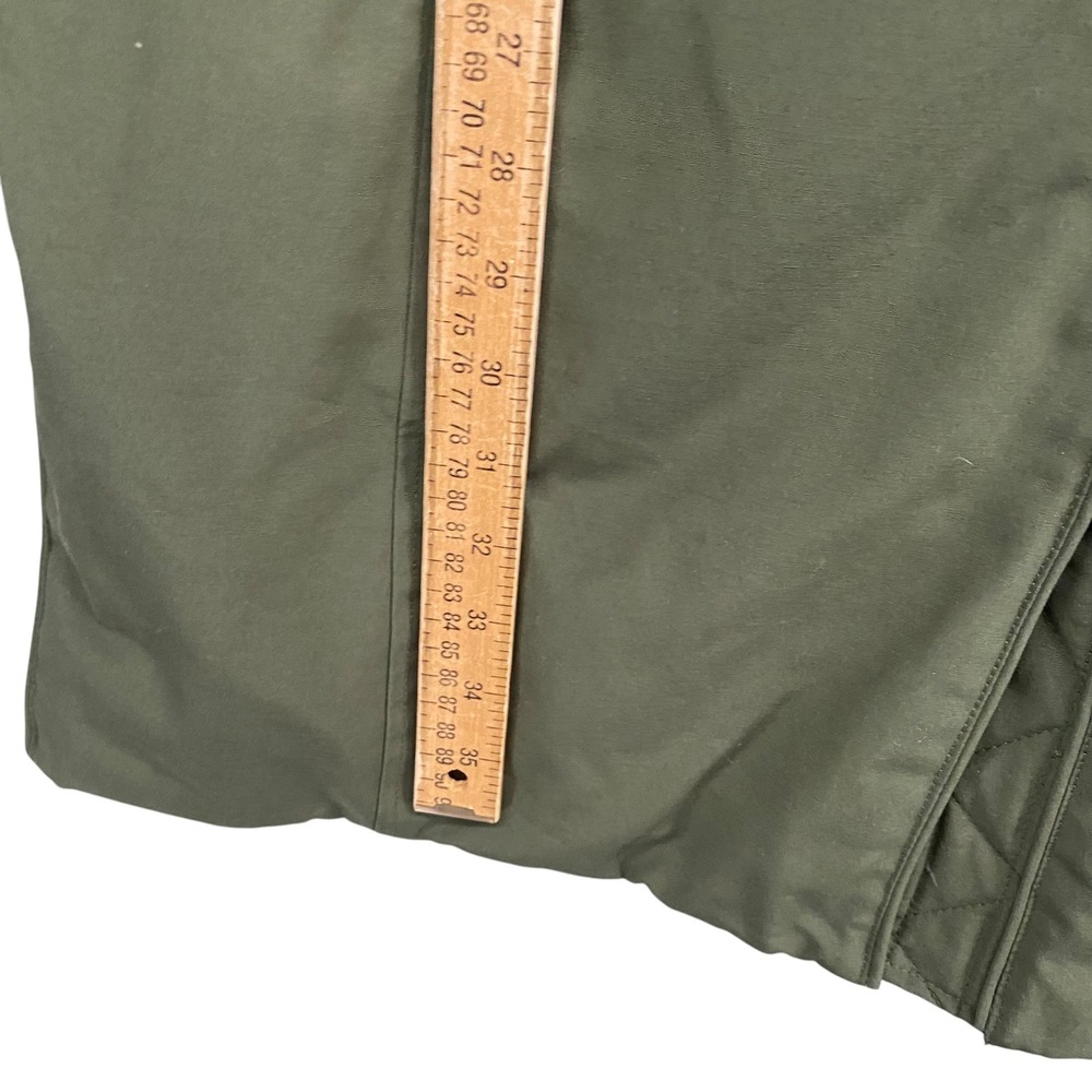 Lauren Ralph Lauren Womens Olive Green Faux Fur Trim Hooded Down Puffer Small‎ - Picture 11 of 13